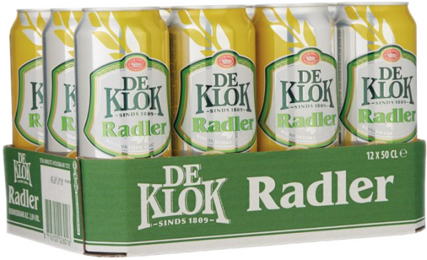 De Klok Radler set van 12 blikken á 0,50 liter